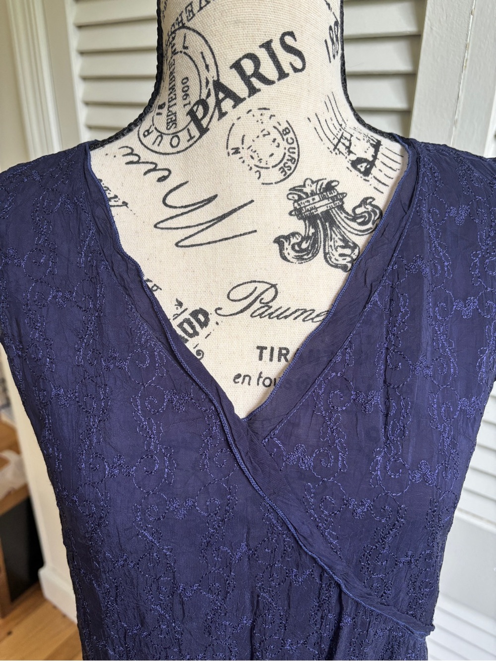 🏷️ Vintage J. Jill Sleevless Sheer Maxi Dress S